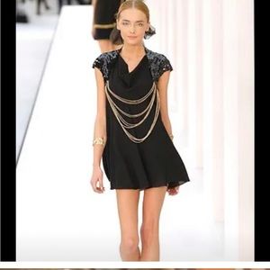 Like new Chanel sequin silk dress